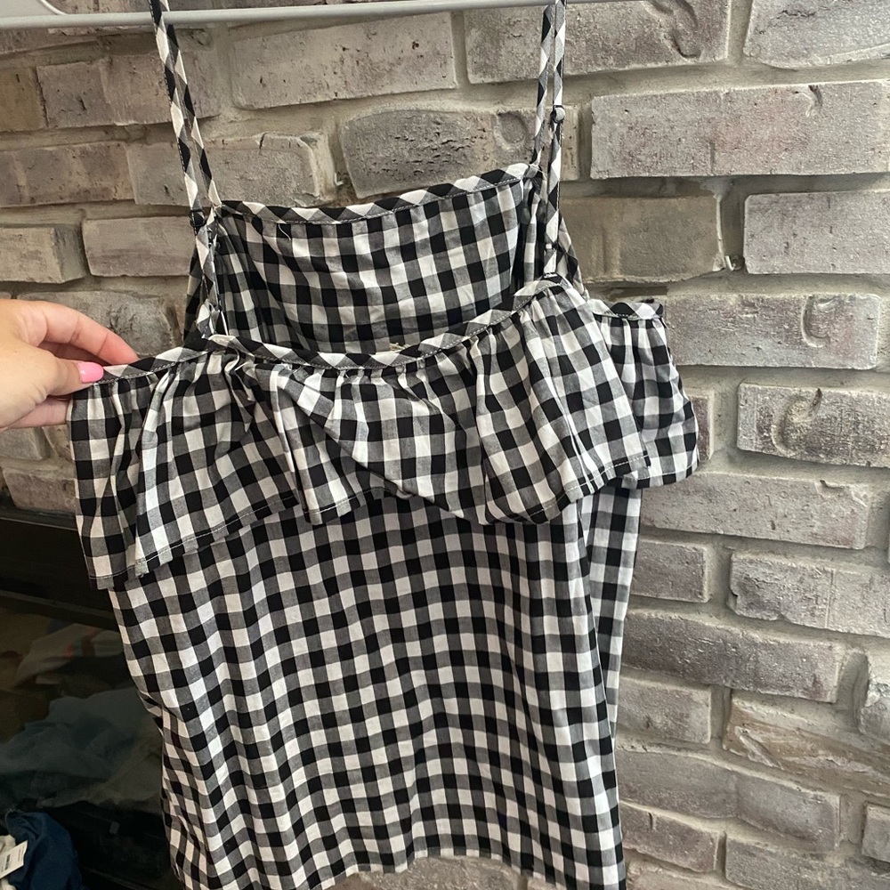 Plaid tank top
